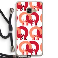 Dogs: Samsung Galaxy A3 (2016) Transparant Hoesje met koord