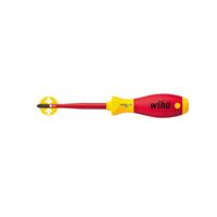 Wiha PlusMinus Schraubendreh.SL/PZ2 SoftFinish-slimFix VDE1000V Plus/minus schroevendraaier VDE Grootte SL/PZ 2 Koplengte: 100 mm
