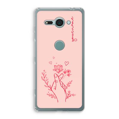 Giving Flowers: Sony Xperia XZ2 Compact Transparant Hoesje