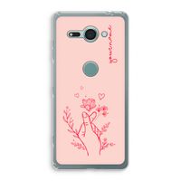 Giving Flowers: Sony Xperia XZ2 Compact Transparant Hoesje
