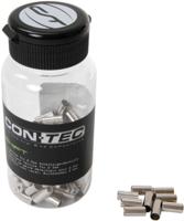 CONTEC Ct cable cover shift 100 pcs pack. silver
