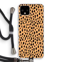 Panter: Pixel 4 Transparant Hoesje met koord