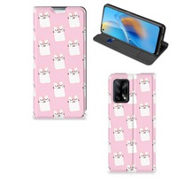 OPPO A74 4G Hoesje maken Sleeping Cats