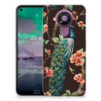 Nokia 3.4 | TPU Hoesje | Pauw met Bloemen