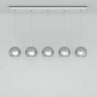 Tom Dixon Mirror Ball 25 cm Linear LED Hanglamp - Chroom