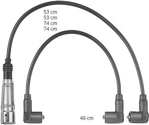 Bougiekabelset ZEF520