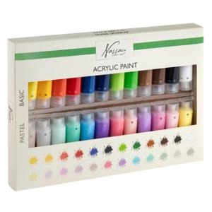 Acrylverf/hobbyverf set - 24x tubes van 22 ml - voor kinderen/volwassenen   -