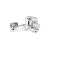 Badkraan Tres Canigó | Opbouw | Mengkraan | Incl.Handdoucheset | 2-weg | hoh 15 cm | 1-hendel | Rond | Chroom