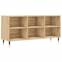 vidaXL Tv-meubel 103,5x30x50 cm bewerkt hout sonoma eikenkleurig