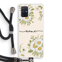 Daisies: Samsung Galaxy A71 Transparant Hoesje met koord