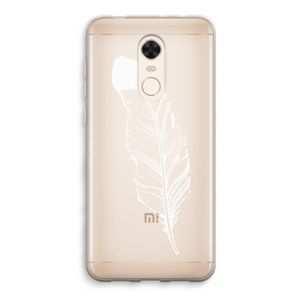 Pluim: Xiaomi Redmi 5 Transparant Hoesje