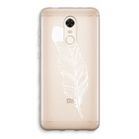 Pluim: Xiaomi Redmi 5 Transparant Hoesje
