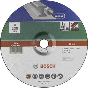 Bosch Accessories A 30 S BF 2609256313 Doorslijpschijf gebogen 230 mm 1 stuk(s) Metaal