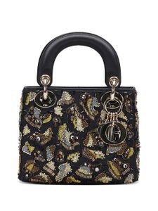 Christian Dior Pre-Owned mini sac à main Lady Dior Bijou pre-owned - Noir