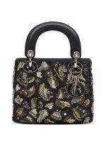 Christian Dior Pre-Owned mini sac à main Lady Dior Bijou pre-owned - Noir - thumbnail