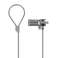 Veiligheidskabel Aisens ASLK-D40N01-SL Zilverkleurig 1,5 m