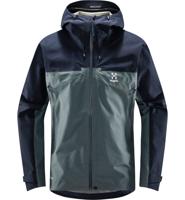 Haglofs Roc Flash Gtx Hardshell Jas Heren Steel Blue/Tarn Blue L