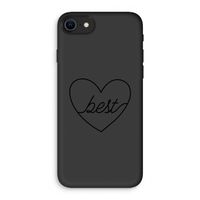 Best heart black: iPhone SE 2020 Biologisch afbreekbaar hoesje