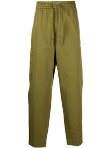 Kenzo pantalon de jogging à patch logo - Vert