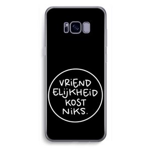 Vriendelijkheid: Samsung Galaxy S8 Plus Transparant Hoesje
