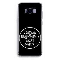Vriendelijkheid: Samsung Galaxy S8 Plus Transparant Hoesje