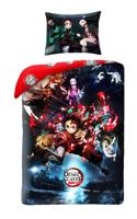 Demon Slayer dekbedovertrek 140 x 200 cm - Polyester Demon Slayer dekbedovertrek 140 x 200 cm - Polyester