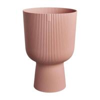 Bloempot - Elho - Vibes Fold Coupe - Roze - L 30 x B 29,5 x H 45 cm - Binnen - 100% gerecycled