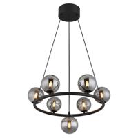 Globo Zwarte hanglampRiha 5-lichts - 56133-5H