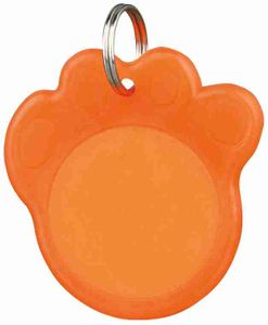 TRIXIE ADRESHANGER PHOSPHORISEREND ORANJE 3,5 CM 6 ST