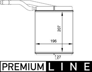 Kachelradiateur, interieurverwarming AH143000P
