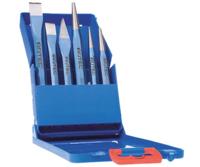 Rotec Koudbeitelset 6-delig in cassette