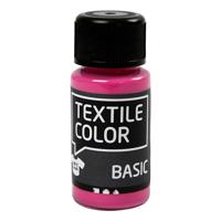Creativ Company Textile color semi-dekkende textielverf - roze, 50ml