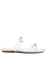 Stuart Weitzman claquettes SW Bow - Blanc