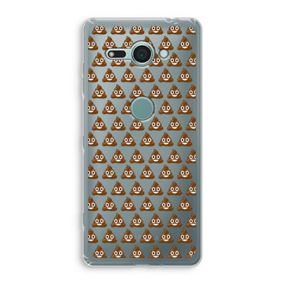Poop emoji: Sony Xperia XZ2 Compact Transparant Hoesje