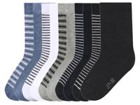 lupilu 10 Paar kinder sokken (Grijs/zwart, 23-26)