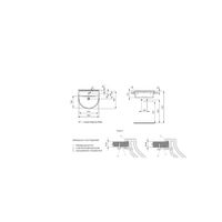 Ideal Standard Connect Arc inbouwwastafel 55x46cm Ideal plus incl. bevestigingsset wit - thumbnail