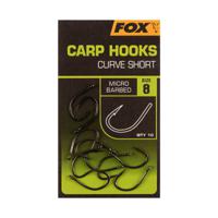 Fox Carp Hooks Curve Shank Short 10st. Size 6 - thumbnail