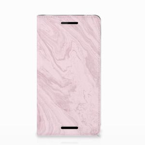 Nokia 2.1 2018 Standcase Marble Pink - Origineel Cadeau Vriendin