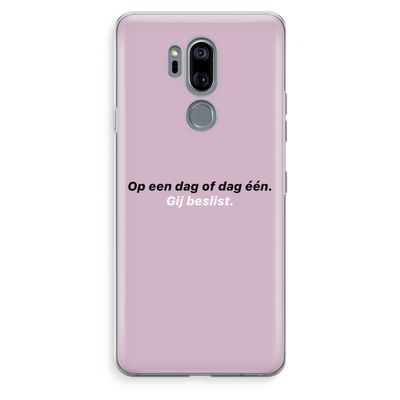 gij beslist: LG G7 Thinq Transparant Hoesje