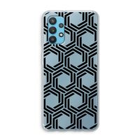 Geometrisch patroon: Samsung Galaxy A32 4G Transparant Hoesje