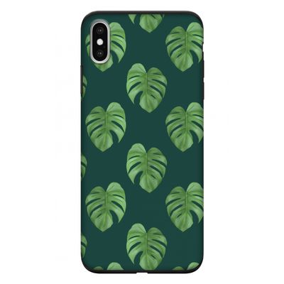 Monstera leaves: iPhone XS Max Tough Case
