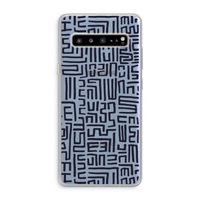 Moroccan Print: Samsung Galaxy S10 5G Transparant Hoesje