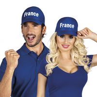 Frankrijk supporters petje blauw   -