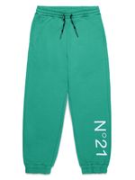 Nº21 Kids pantalon de jogging à logo imprimé - Vert - thumbnail