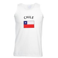 Witte heren tanktop Chili