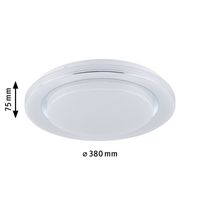 Paulmann 70546 PAULMANN LED-plafondlamp LED LED Chroom, Wit - thumbnail