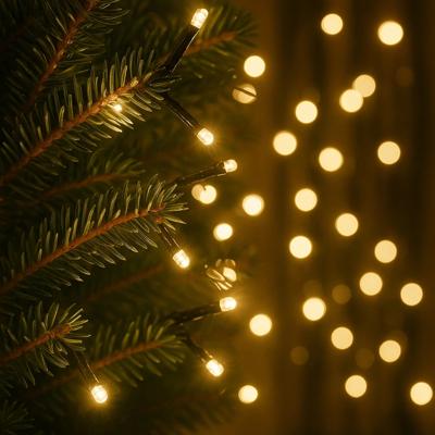 Solar kerstverlichting holly - solar feestverlichting met 100 leds - warm wit licht Solar kerstverlichting holly - solar feestverlichting met 100 leds - warm wit licht