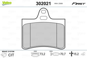 Valeo Remblokset 302021