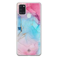 Samsung Galaxy A21s siliconen hoesje - Marble colorbomb