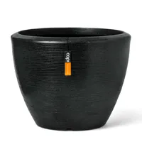 Pot bol granite 60x48 zwart